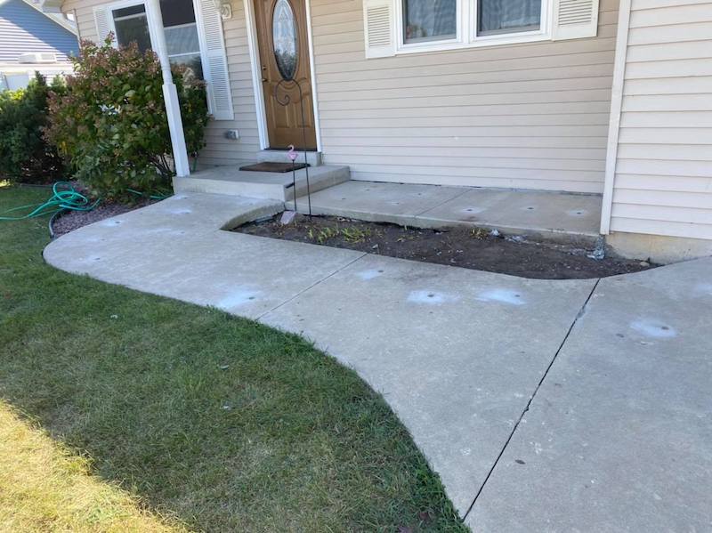 concrete walkway leveling abbotsford bc