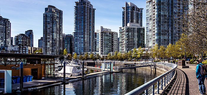 An image of the Vancouver waterfront