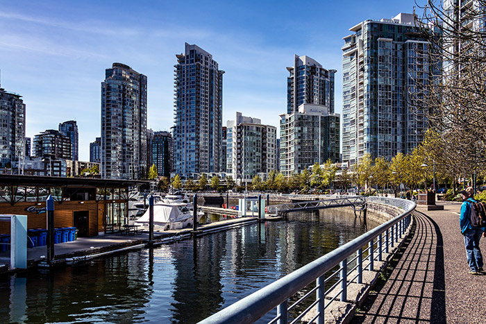 An image of the Vancouver waterfront